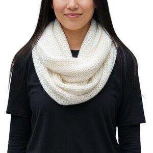 BCBG Crochet Knit Infinity Scarf